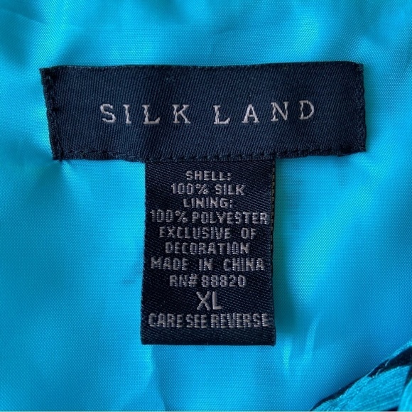 Vintage  Silk Land Pure Silk Sequins Blazer - Picture 6 of 14